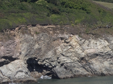 Cornish sea cliff