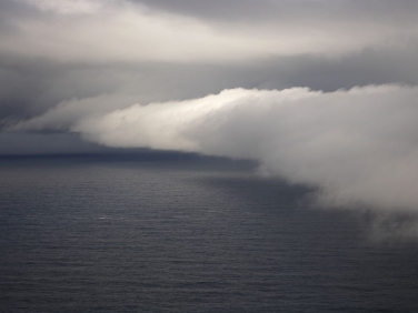 Clouds over the sea off Cape Point, Cape of Good Hope, South Africa