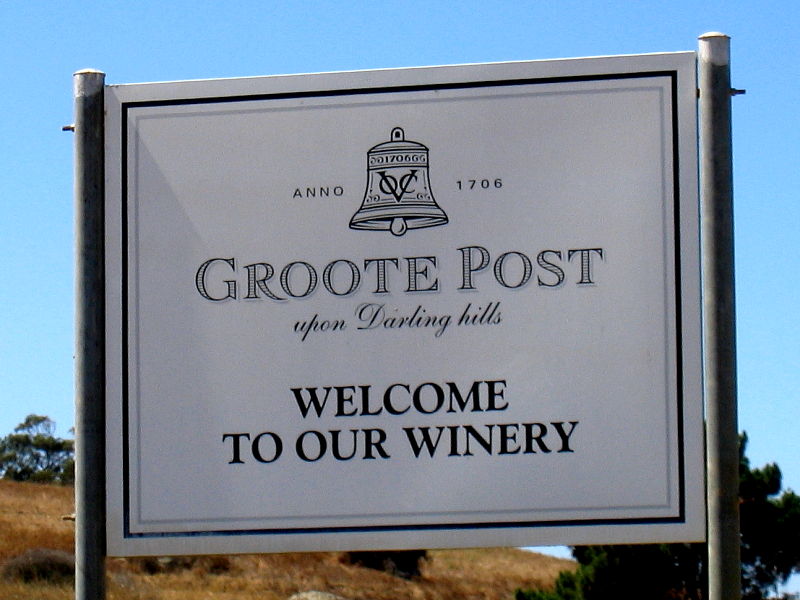 Groote Post winery in the Darling Hills, South Africa © Claire Ogden