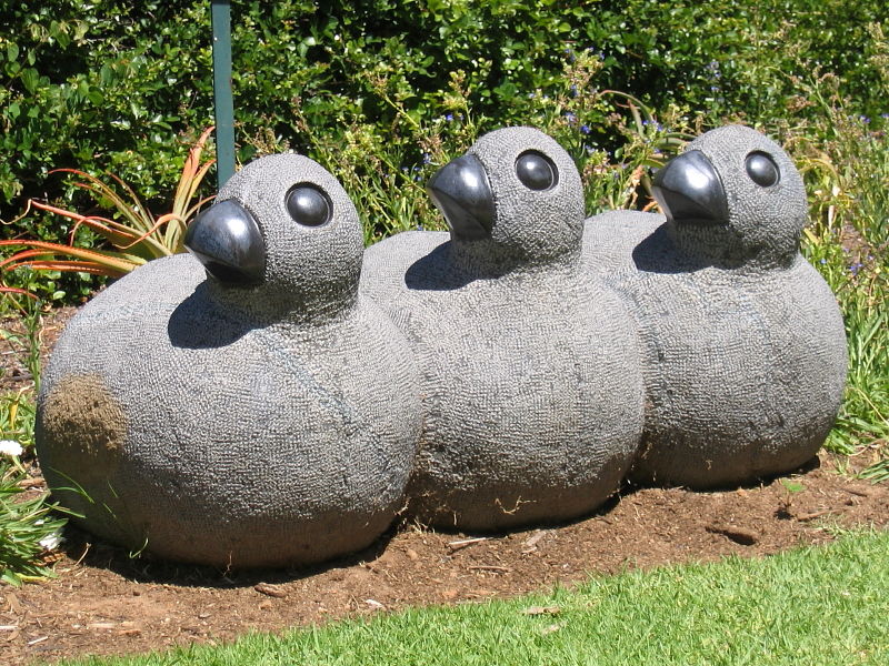 Sculpture of ducks at Kirstenbosch National Botanical Gardens, Cape Town, South Africa © Claire Ogden