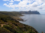 View from Cape Of Good Hope Reserve  towards Cape Point, South Africa