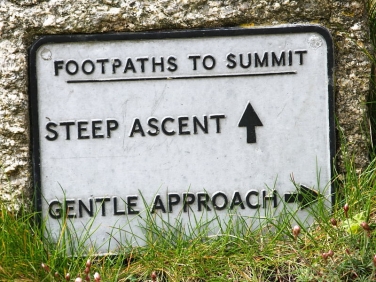 Cape Cornwall footpath sign