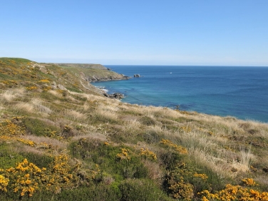 Kennack Sands eastern cliff, The Lizard.Cornwall