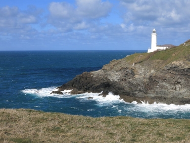 Trevose Head lighthouse on the north Cornish coast