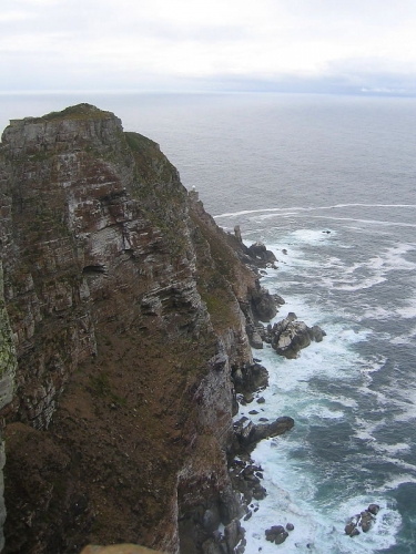 Cape Point cliffs and lighthouse, Cape of Good Hope, South Africa