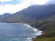 Coastal views from the R44 leading to Rooi Els and Betty's Bay, South Africa