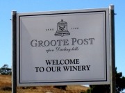 Groote Post winery in the Darling Hills, South Africa