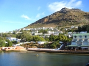 Housing over looking Simon's Towns harbour, Cape Peninsula, South Africa